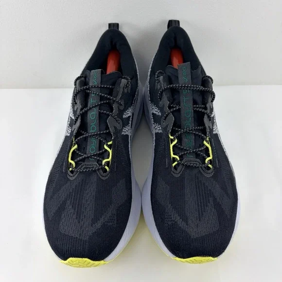 ASICS FF Blast Max Black Gray Yellow Running Shoes Mens 11.5 - Picture 2 of 9